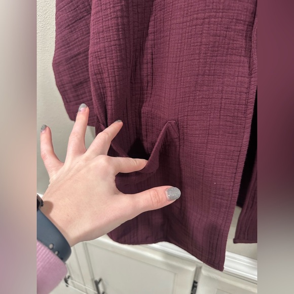 NWT J.Jill Relaxed Gauze Blazer Size Small - Picture 4 of 9